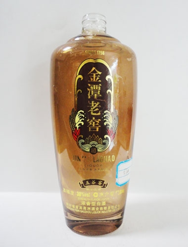 贵州定制喷釉烤花酒瓶