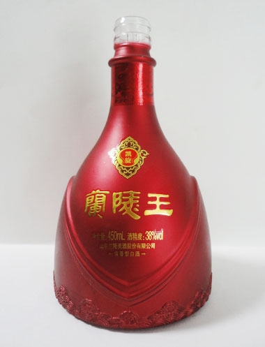 隆昌兰陵王玻璃酒瓶